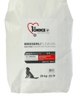 1stChoice  Breeder 20кг для всех пород собак  ягненок, рыба для кожи и шерсти фото, цены, купить