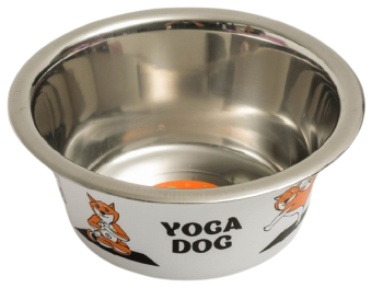 Миска стандартная "Пижон. Yoga Dog", 450 мл фото, цены, купить