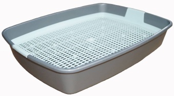 Туалет для кошек Сибирская кошка "МЯУС" , с сеткой  фото, цены, купить