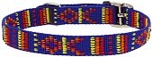 Ошейник нейлон "Орнамент" 20мм х50см синий			 фото, цены, купить