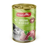 Ночной Охотник консервы 415г кролик с сердцем в соусе для кошек   фото, цены, купить