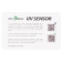 Карточки-тестеры (набор 2шт) UVB01 для проверки наличия ультрафиолета фото, цены, купить