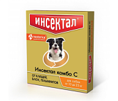 капли на холку Инсектал Комбо для собак весом 10-25кг (1пип) фото, цены, купить