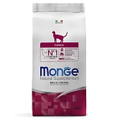 Monge Daily Line Indoor сухой для домашних кошек, из курицы 1,5 кг фото, цены, купить