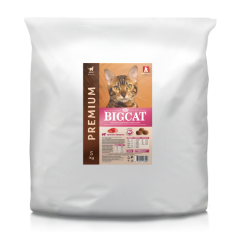 Zoogurman BIG CAT сухой корм для кошек с нежной говядиной 5кг фото, цены, купить