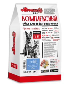 ZooRing Formula 365 Лосось, индейка, рис для взрослых собак 15кг фото, цены, купить