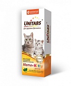 Витамины Unitabs Mama+Kitty c B9 паста для кошек и котят, 120мл фото, цены, купить