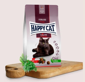 Happy Cat ADULT Sterilised Voralpen-Rind Альпийская говядина,кастрированные/Стерилизованные 1,3кг фото, цены, купить