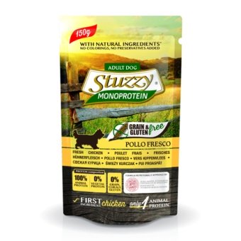 Stuzzy MONOPROTEIN пауч 150г со свежей курочкой для собак фото, цены, купить