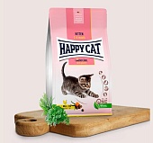 Happy Cat KITTEN Land Geflügel Домашняя Птица  с4 недель-4 месяцев 300г