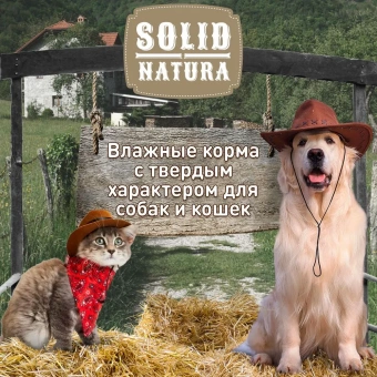 Solid Holistic консервы для собак Мраморная Говядина 340г фото, цены, купить