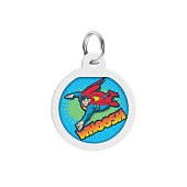 Адресник Collar WAUDOG "Полет супермена" 25 мм  фото, цены, купить