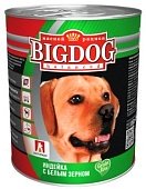 Зоогурман BIG DOG консервы 850г индейка с белым зерном для собак