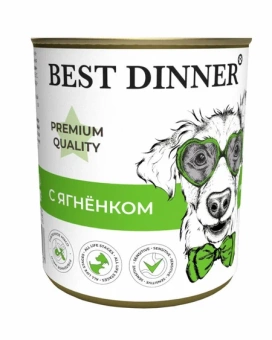 Best Dinner Premium Quality консервы с ягненком 340г для собак фото, цены, купить