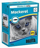 BOZITA  консервы 370г скумбрия в желе для кошек фото, цены, купить