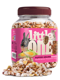 Лакомство Little One для грызунов 70г Воздушные Зерна  фото