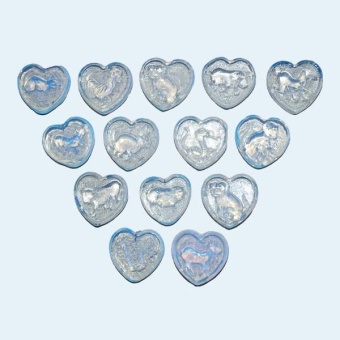 Грунт №1 Сердечки восточный гороскоп стекло фото, цены, купить