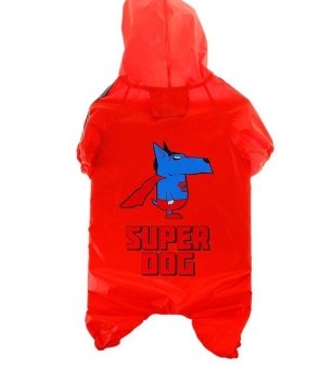Дождевик "SUPER DOG" оранжевый фото, цены, купить