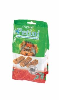 TiTBiT Колбаски Petini с индейкой (пакет) 60г фото, цены, купить