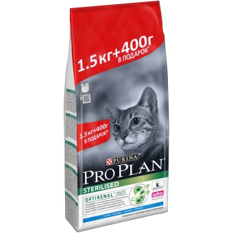 PRO PLAN  Delicate  с индейкой для кошек с чувствительным пищеварением 1,5 кг+ 400г фото, цены, купить