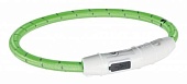 Ошейник светящийся "Каскад" с USB-зарядным устройством, зеленый		 фото, цены, купить