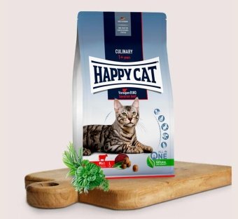 Happy Cat ADULT Culinary Voralpen Ring Кулинария Альпийская Говядина 300г фото, цены, купить
