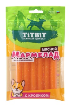 TiTBiT Мармелад мясной с кроликом 120г фото, цены, купить