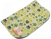 Мисоко Пеленка многоразовая 40*50см Косточки зеленая фото, цены, купить