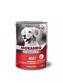 MORANDO PROFESSIONAL  Кусочки говядины консервы для собак 400г