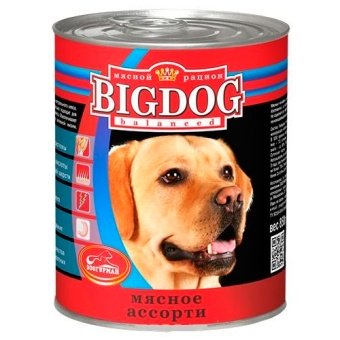 Зоогурман BIG DOG консервы 850г мясное ассорти для собак фото, цены, купить