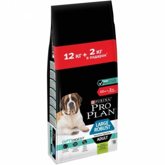 PRO PLAN Delicate чувствительное пищеварение с ягнёнком для крупных пород 12+2кг фото, цены, купить