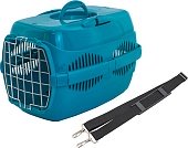 Переноска Спутник-1 до 9кг 29*43*27,5см металлическая дверь+Ремень