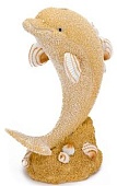Декорация "Дельфин"из песка и ракушек 18см (RR1408) фото, цены, купить