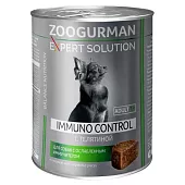 Zoogurman EXPERT Solution Immuno Control консевры 350г, телятина, для собак фото, цены, купить