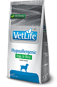 Farmina VetLife Hypoallergenic Egg&Rice с яйцом и рисом при пищевой аллергии для собак фото, цены, купить