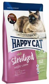 Happy CAT ADULT Supreme Sterilised Weide-Lamm с пастбищным ягненком для стерилизованных  8+2кг фото, цены, купить
