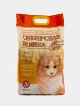 Сибирская Кошка "Оптима" 10л (комкующийся) фото, цены, купить