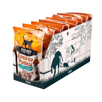 TiTBiT Крекер рыбки для кошек Курица/Кошачья Мята 80г  фото, цены, купить
