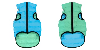 Жилет AiryVest LUMI двухсторонний Салатово-Голубой M40/45/50 фото, цены, купить