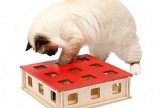 Интерактивная игрушка для кошек - развитие внимания и логики