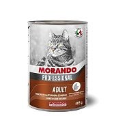 MORANDO PROFESSIONAL консервы кусочки для кошек с дичью и кроликом 405г фото, цены, купить