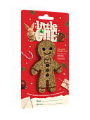 Little One Лакомство Новогоднее Игрушка для Грызунов Человечек из Луговых Трав 55г  фото