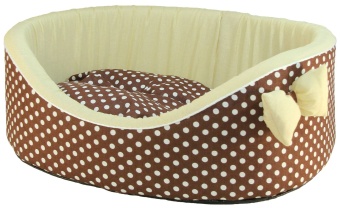  XODY Лежак Премиум №0. коричневый, ткань хлопок (38х26х14см) фото, цены, купить