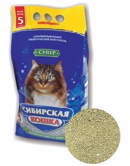 Сибирская Кошка Супер 5л (комкующийся) +20% в подарок фото, цены, купить