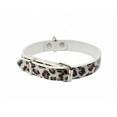 Ошейник "Синтетик" двойной прошитый "Леопард"15ммх35см коричневый			 фото, цены, купить