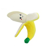 №1 Игрушка для собак Банан с пищалкой, текстиль, 19см,  фото, цены, купить