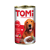 TOMI консервы 1200г с говядиной для собак фото, цены, купить