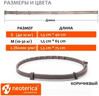 Ошейник Inspector (Инспектор) для собак средних пород 65см фото, цены, купить