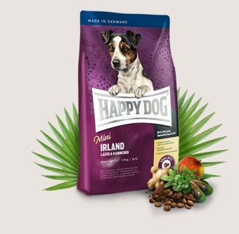 Happy Dog Supreme Mini Ireland ирландский лосось и кролик для мини пород собак 300г фото, цены, купить