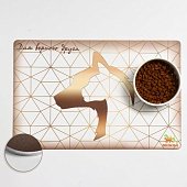 Коврик под миску "Пижон" с нескользящим основанием "Для верного друга" 43*28 см фото, цены, купить